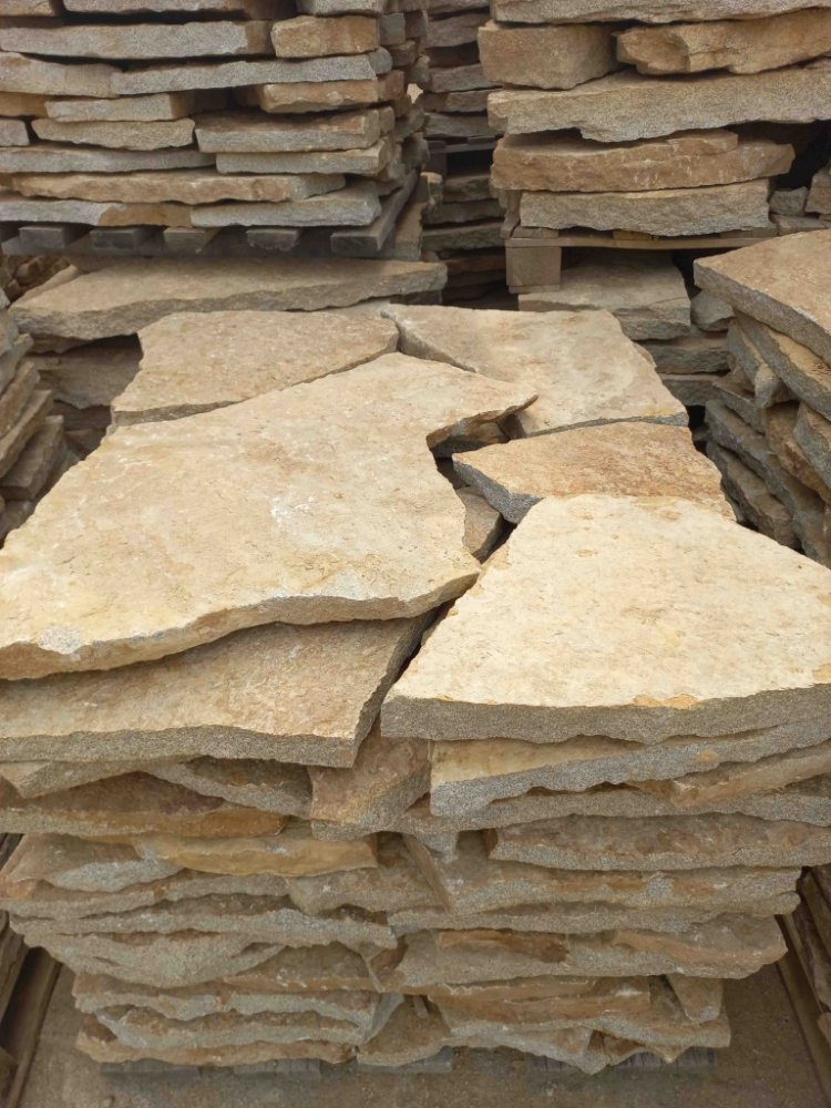 мощение камнем на бетон