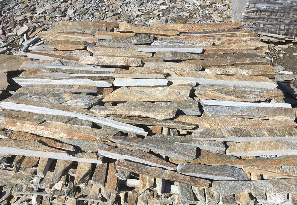 Горбушка златолит мультиколор для облицовки купить в Волоколамске