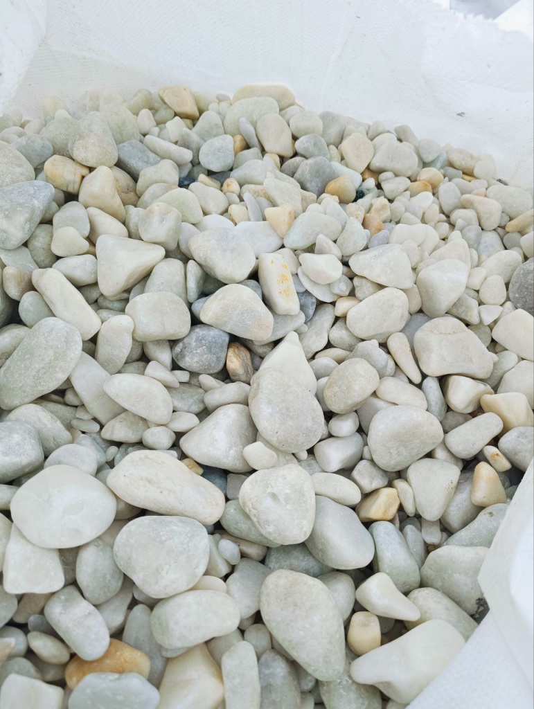 купить белый щебень