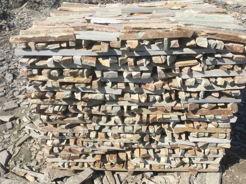 Горбушка златолит золотистый для облицовки купить в Волоколамске