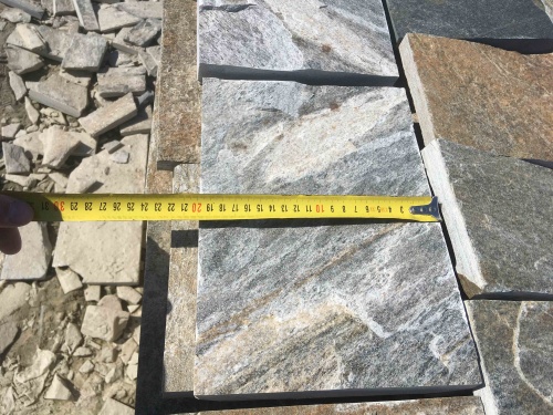 Плитка пилёная златолит Уральский для фасада купить в Волоколамске